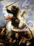 Juan Martin Cabezalero St James the Great in the Battle of Clavijo Spain oil painting artist